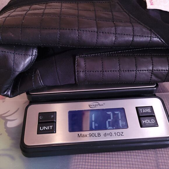 Rebecca Taylor Jacket 2 Black Wool Lamb Leather Full Zip - Picture 11 of 11